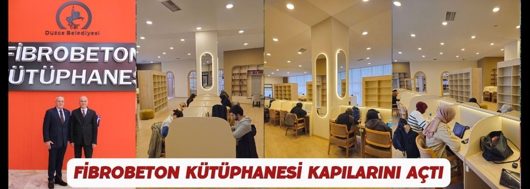 Fibrobeton Kütüphanesi Kapılarını Açtı