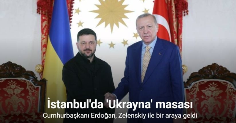 Cumhurbaşkanı Erdoğan, Ukrayna Devlet Başkanı Zelenskiy ile bir araya geldi