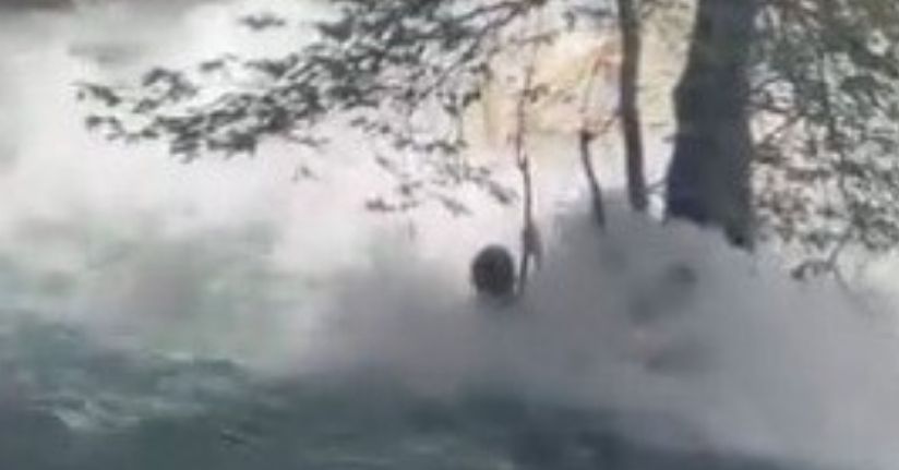 Tarsus’ta kayıp genç akıntıya böyle kapıldı: Son görüntüleri ortaya çıktı