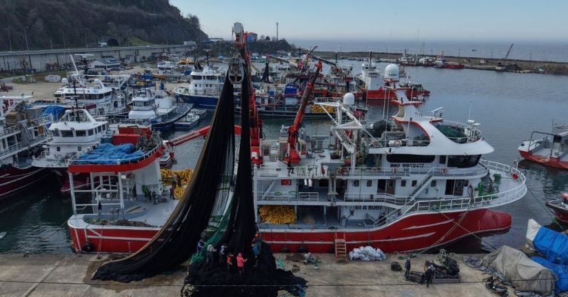 Trabzon’da balıkçılar 