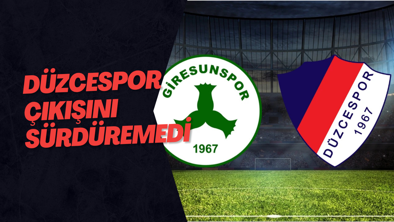 Düzcespor Çıkışını Sürdüremedi