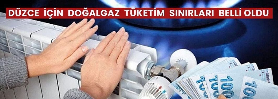 Düzce İçin Doğalgaz Tüketim Sınırları Belli Oldu
