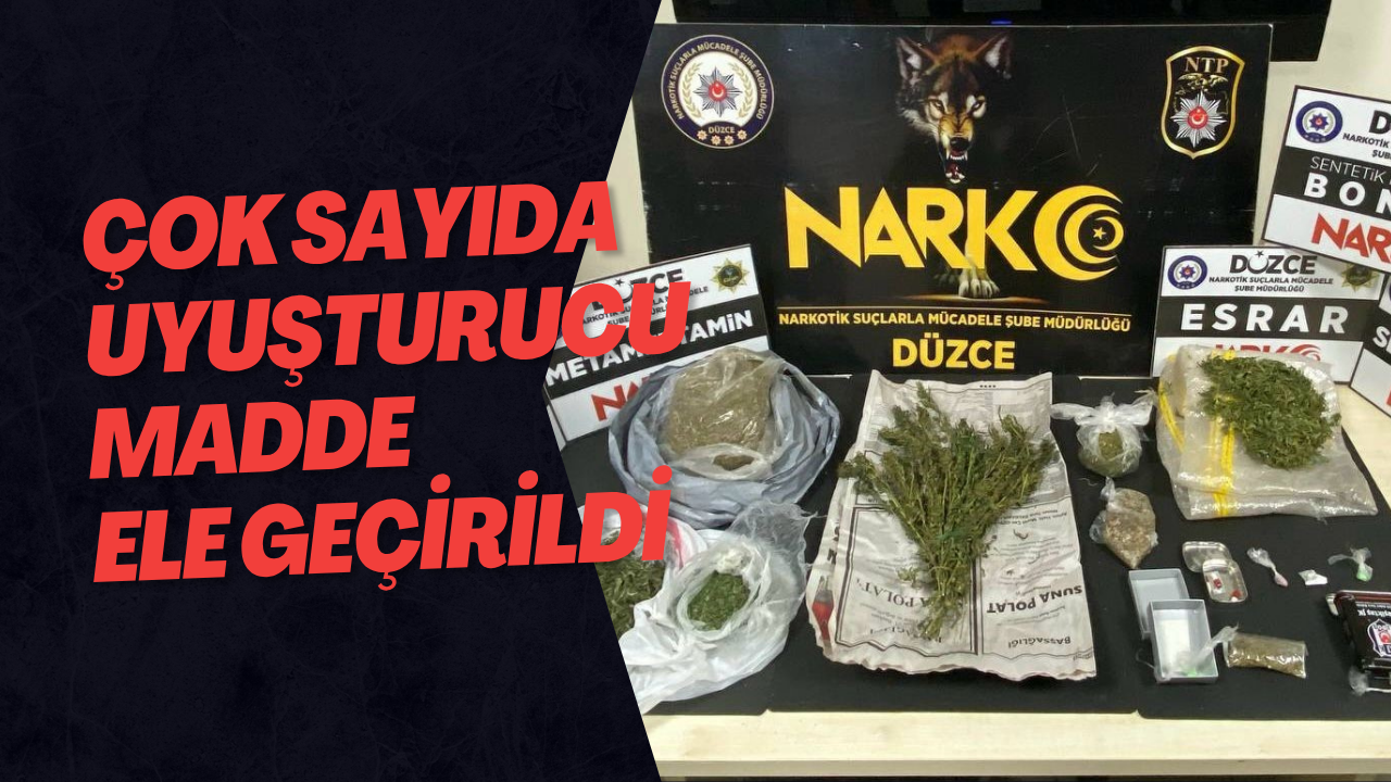Çok Sayıda Uyuşturucu Madde Ele Geçirildi