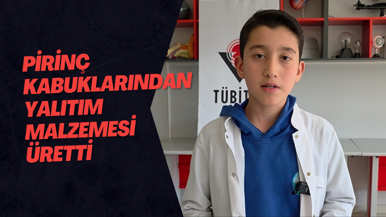 Pirinç Kabuklarından Yalıtım Malzemesi Üretti