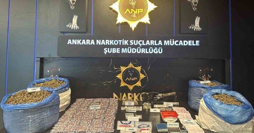 Ankara’da narkotik operasyonları: 107 gözaltı