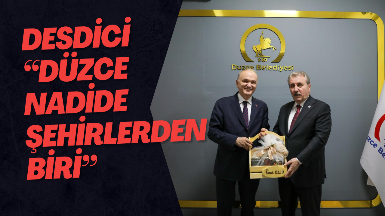 Desdici “Düzce Nadide Şehirlerden Biri”