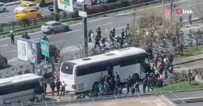 Levent’teki terör saldırısı esnasında polisle alay eden 8 şüpheli adliyeye sevk edildi