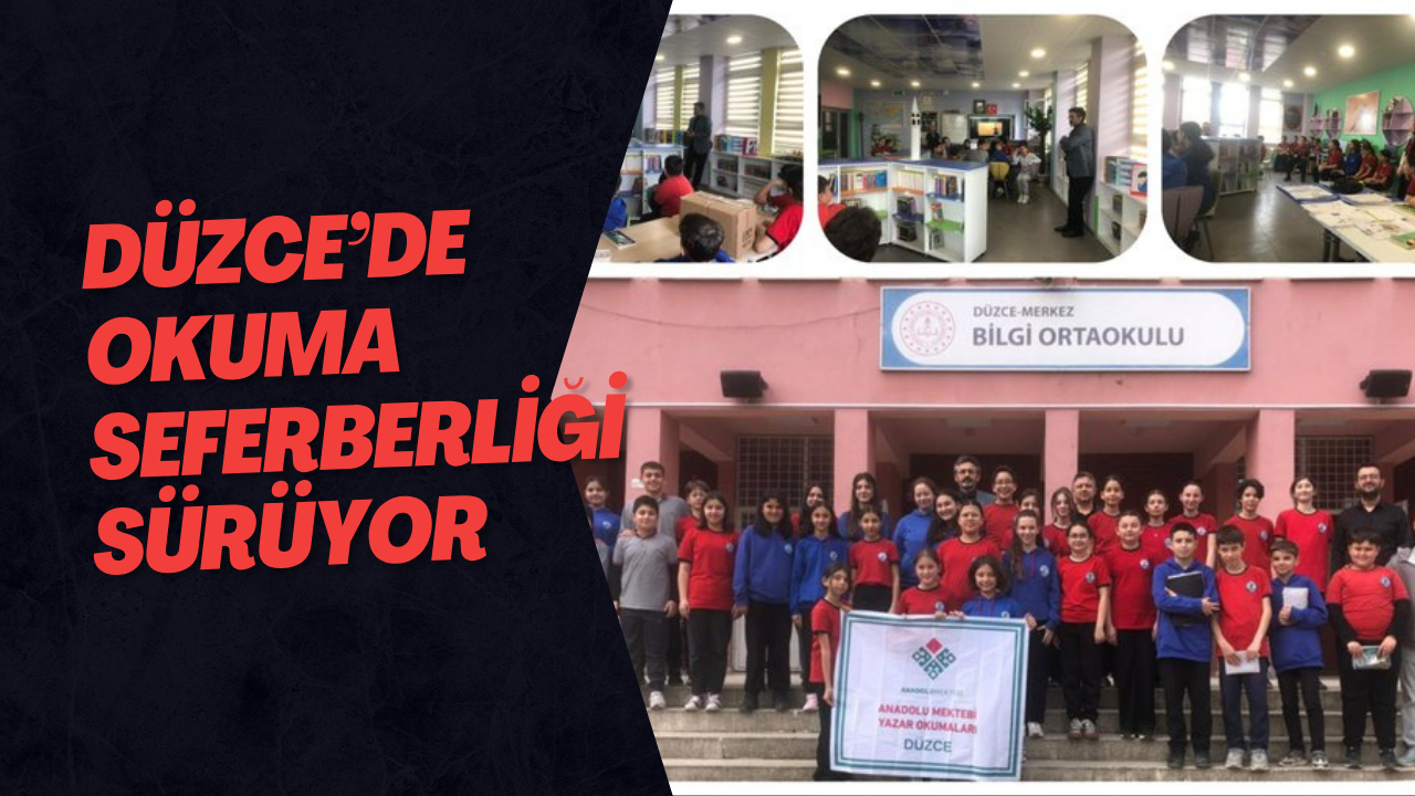 Düzce’de Okuma Seferberliği Sürüyor