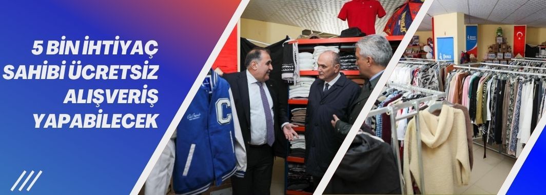 Deniz Feneri Derneği Düzce’de Geçici Giyim Mağazası Açtı