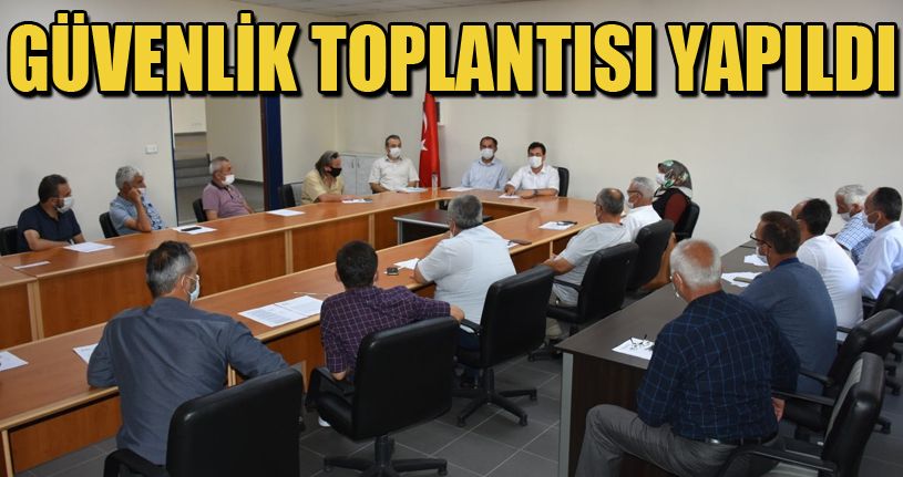 Kaynaşlı’da ilçe güvenlik toplantısı yapıldı