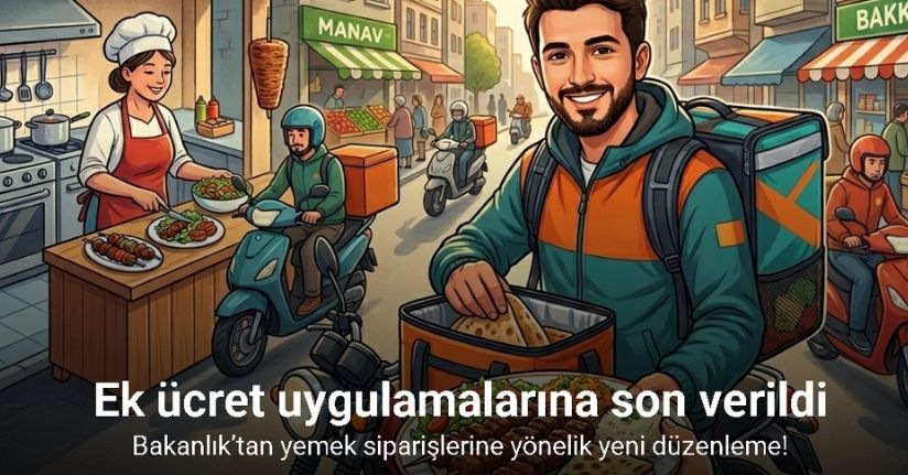 Bakanlık’tan yemek siparişlerine yönelik yeni düzenlemeBakanlık’tan yemek siparişlerine yönelik yeni düzenleme