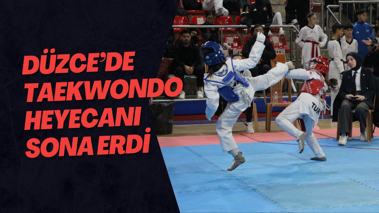 Düzce’de Taekwondo Heyecanı Sona Erdi 