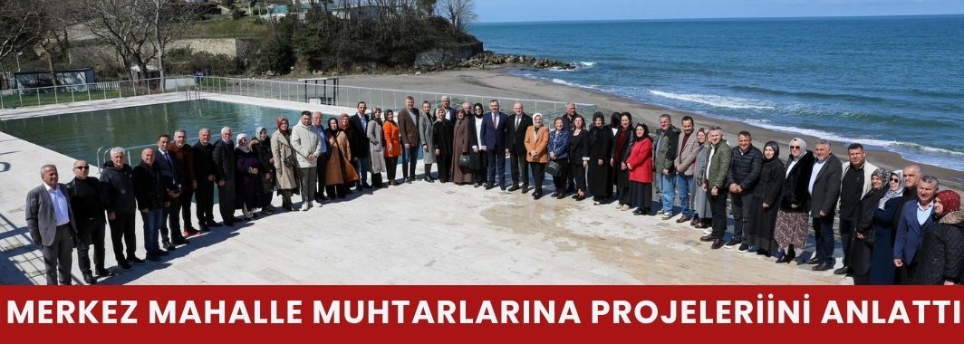 Başkan Özlü Merkez Mahalle Muhtarları İle Bir Araya Geldi