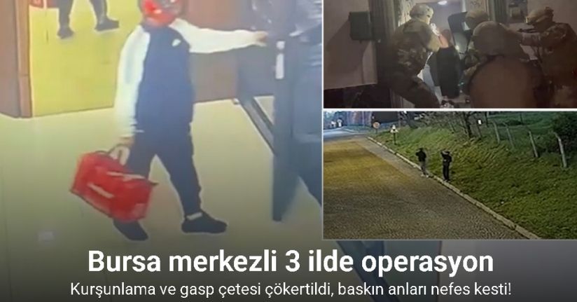 Kurye kılığıyla girdiler, silahla alıkoydular... Özel Harekat kapıları koçbaşıyla kırdı