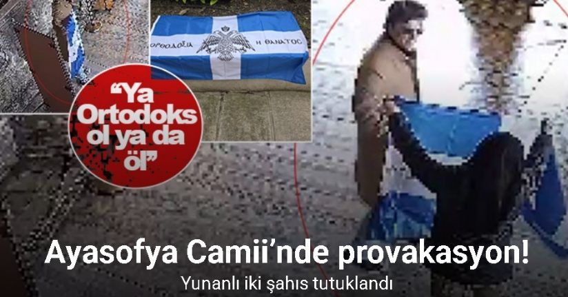 Ayasofya Camii’nde provakasyon
