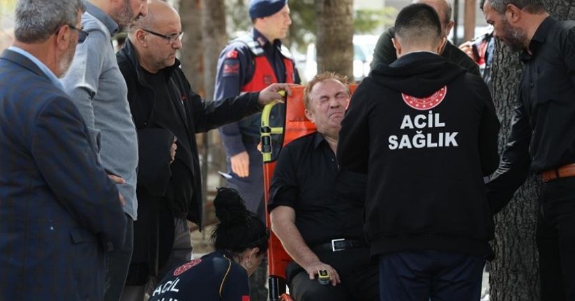 Eşinin cenazesinde fenalaştı, sağlıkçılar müdahale etti