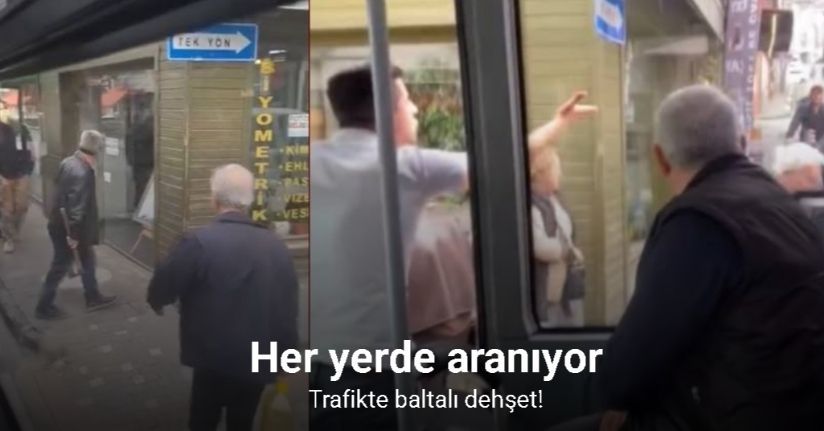 Bursa’da trafikte baltalı dehşet