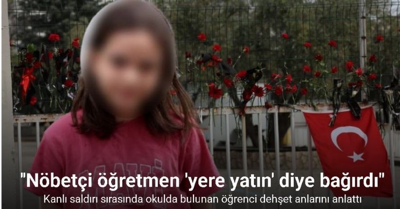 Nöbetçi öğretmen diğer öğrencileri kurtarmak için ’yere yatın’ diye bağırmış