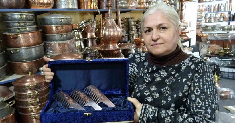 Yeni trend ürün bakır taraklara büyük ilgi