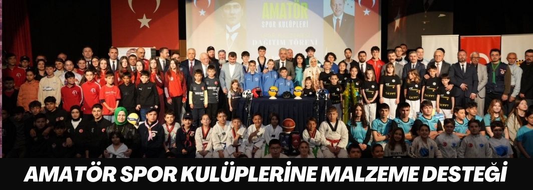 Amatör Spor Kulüplerine Malzeme Desteği