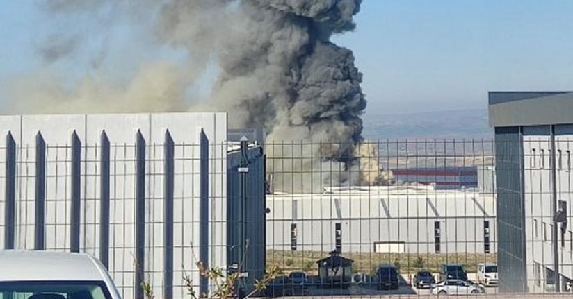 Ankara’da bir fabrikada yangın çıktı