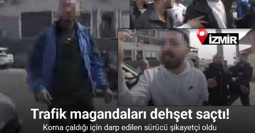 Korna çaldı, darp edildi: Trafik magandaları kameraya yansıdı