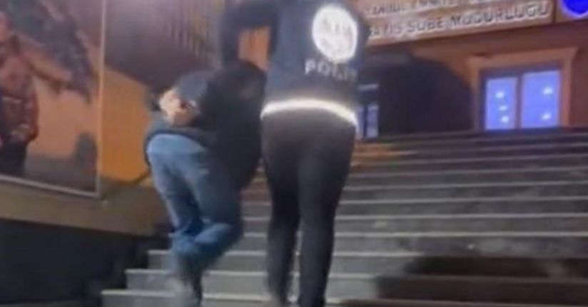 Sosyal medyada polis yeleği giyerek yayın yapan şahıs gözaltına alındı