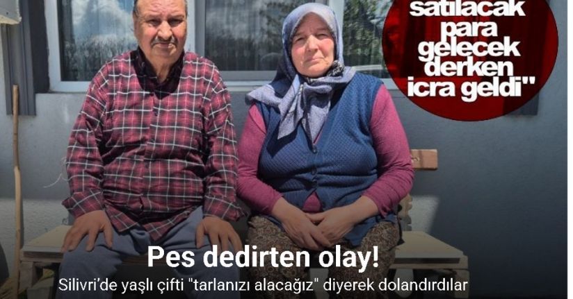 Silivri’de yaşlı çifti 