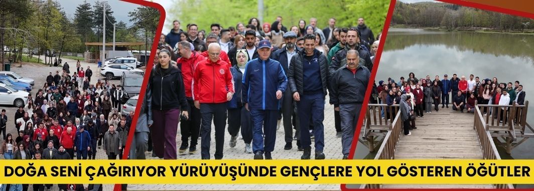 Başkan Özlü Gençlerle Trekking Yaptı