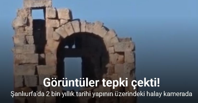 Tarihi yapıda tepki çeken halay