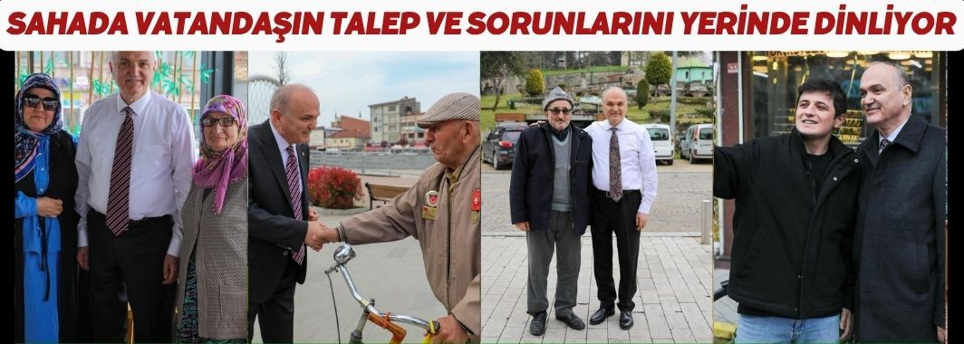 Başkan Özlü Sahada Vatandaşın Talep Ve Sorunlarını Yerinde Dinliyor