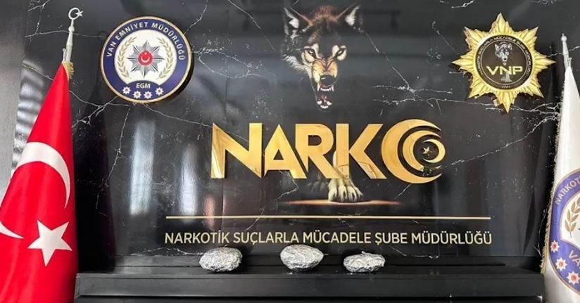 Van’da 4 kilo 700 gram metamfetamin ele geçirildi