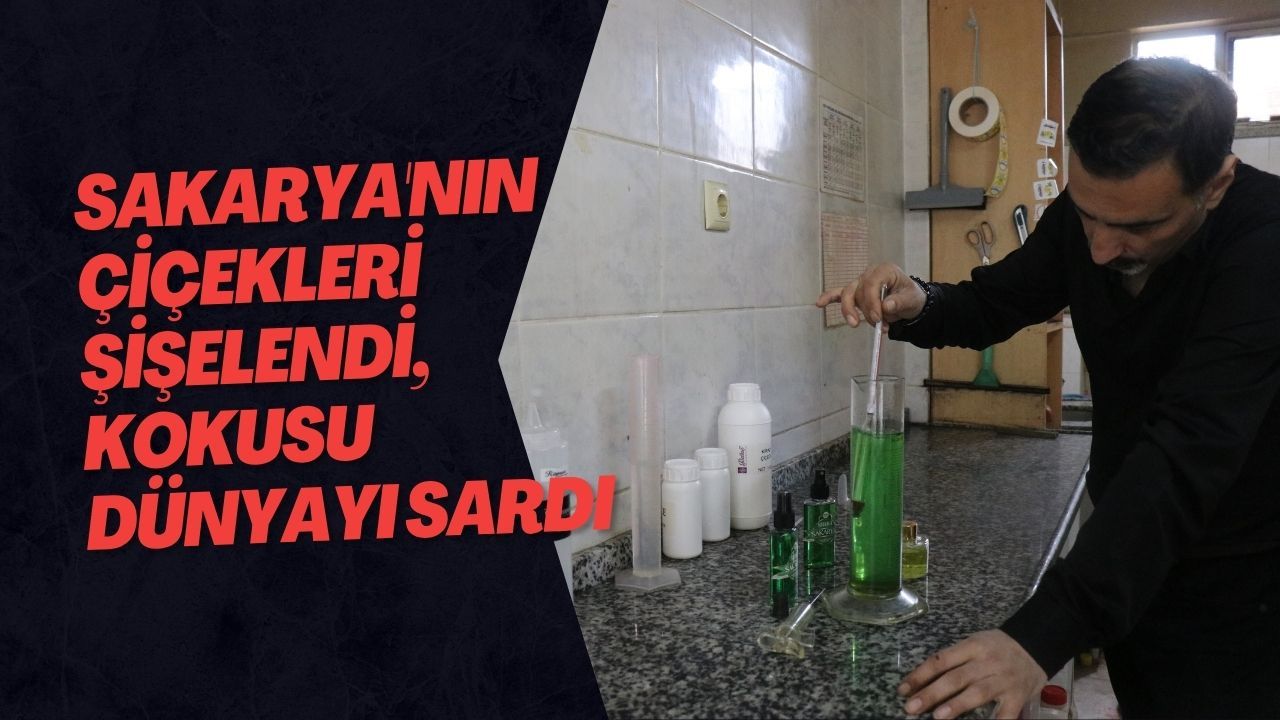 Sakarya'nın Çiçekleri Şişelendi, Kokusu Dünyayı Sardı