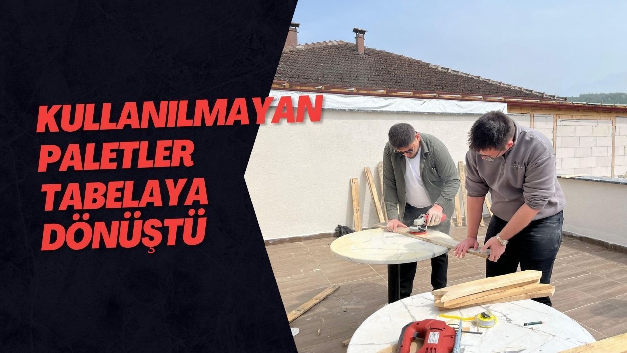 Kullanılmayan Paletler Tabelaya Dönüştü