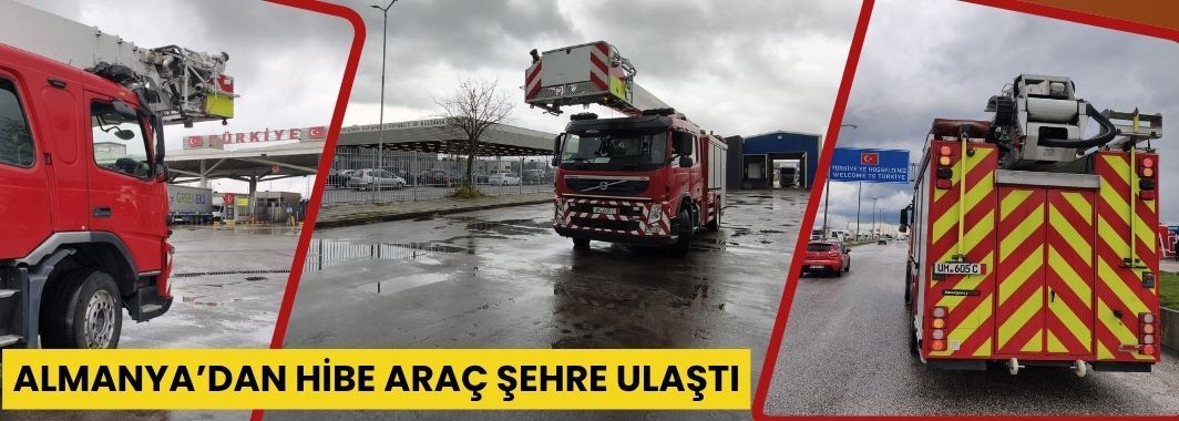Almanya’dan Hibe Araç Şehre Ulaştı