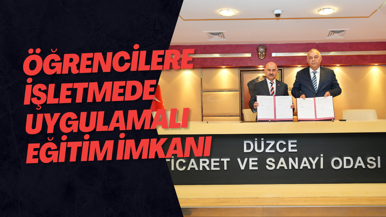 Öğrencilere İşletmede Uygulamalı Eğitim İmkanı