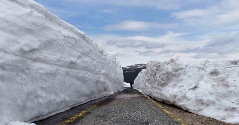 Ordu’nun yükseklerinde nisan sonunda 4 metre kar