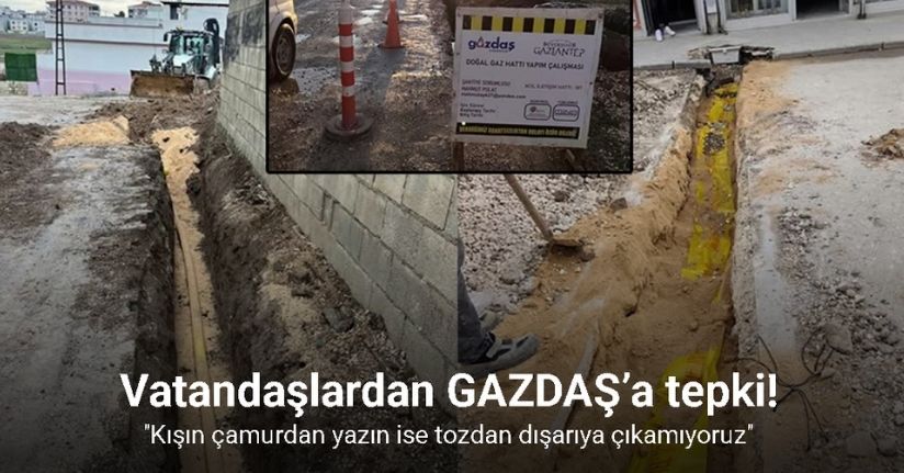 Vatandaşlardan GAZDAŞ’a tepki