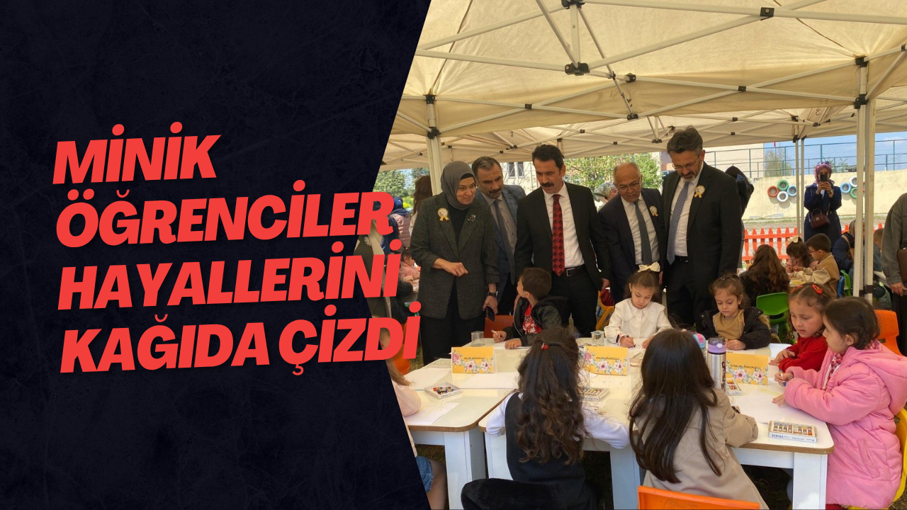 Minik Öğrenciler Hayallerini Kağıda Çizdi