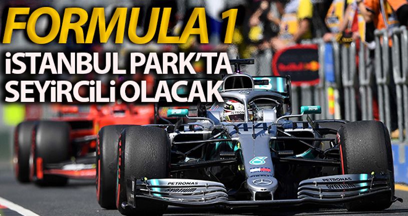 Formula 1 seyircili olarak koşulacak