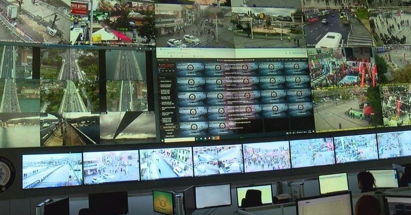 İstanbul'da 1 Mayıs kutlamaları 35 bin kamera ile takip edildi