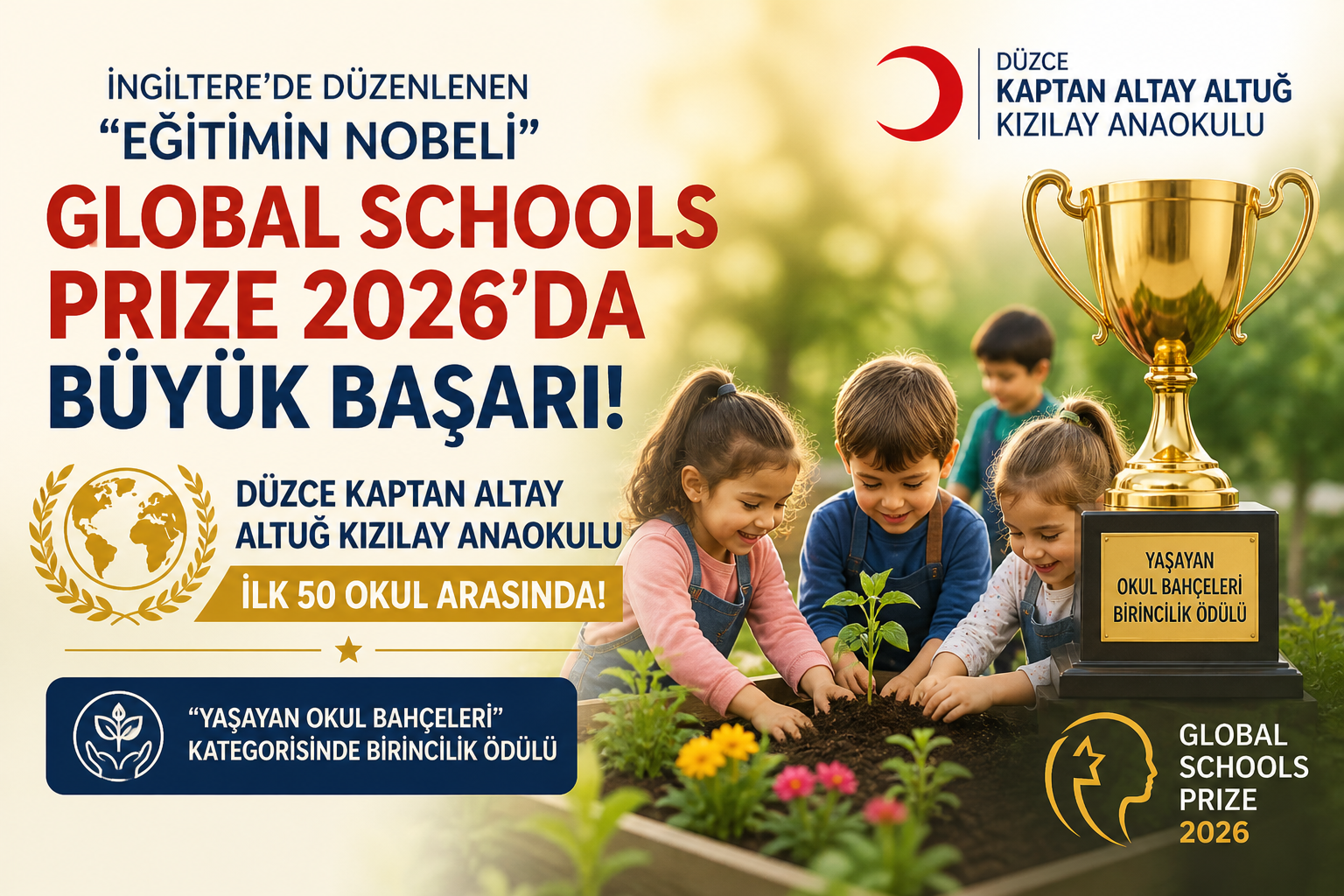 “Eğitimin Nobeli”nde Büyük Başarı