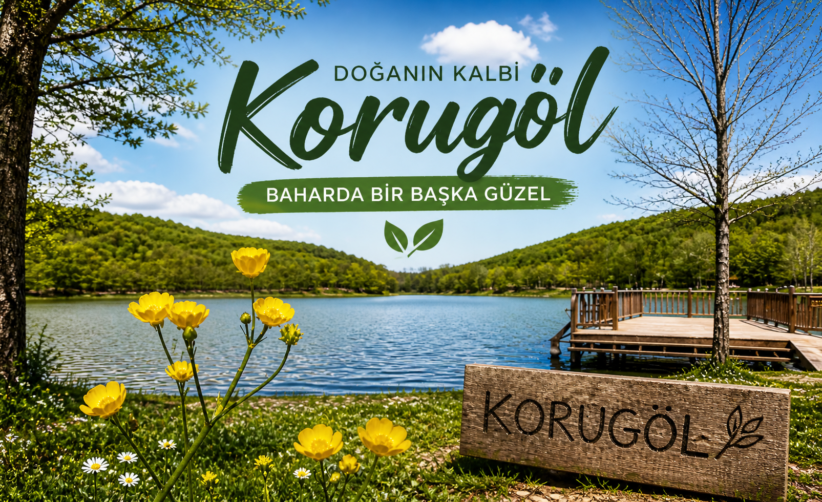 Korugöl Tabiat Parkı Baharla Yeniden Hayat Buldu