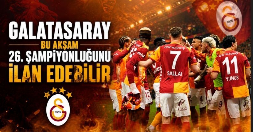 Galatasaray, Samsun’da şampiyonluk maçına çıkacak