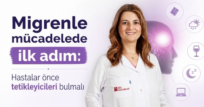Migrenle mücadelede ilk adım: Hastalar önce tetikleyicileri bulmalı
