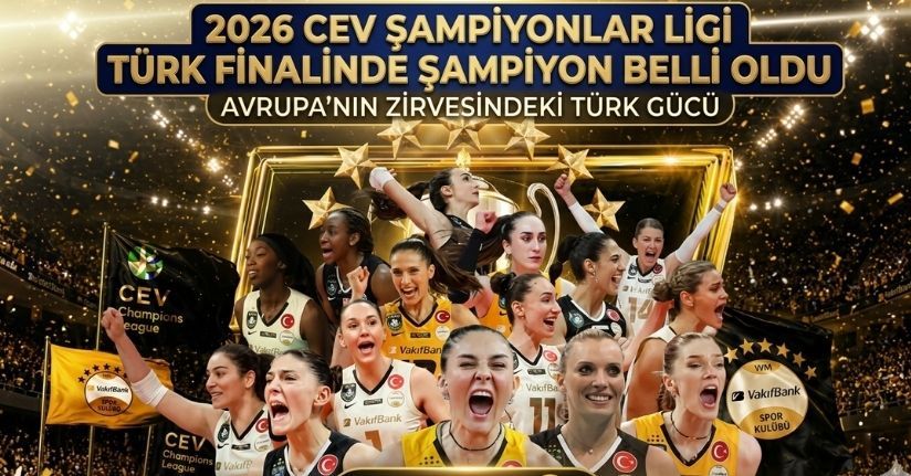 2026 CEV Şampiyonlar Ligi Türk finalinde şampiyon belli oldu