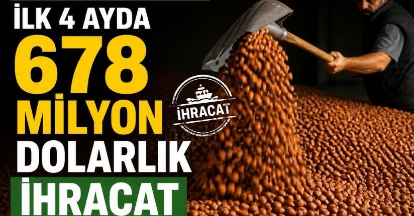 Doğu Karadeniz'den ilk 4 ayda 678 milyon dolarlık ihracat