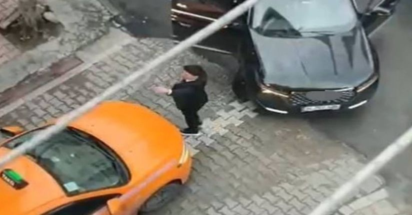 Düğün konvoyundakiler ters yöne girdi ortalık karıştı