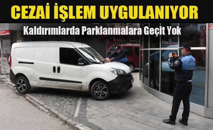 Kaldırım İşgaline Zabıta Kontrolü