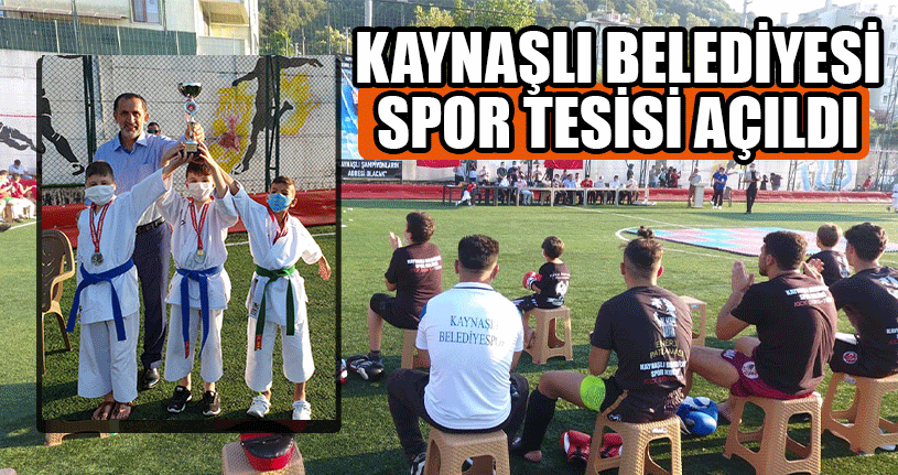 Kaynaşlı Belediyesi Spor Tesisi Açıldı